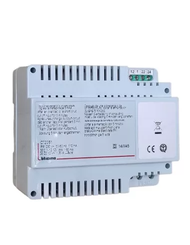 Fuente de alimentación de audio analógico Bticino ct20//51 (reemplaza 336000)